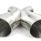 3.0" OD Compact Straight X-Pipe 304SS